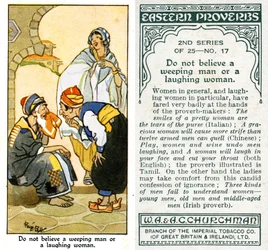 Ne croyez pas un homme qui pleure ou une femme qui rit, 1932